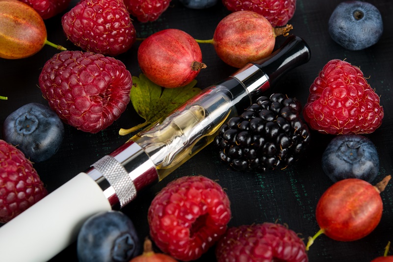 vape pen with sweet fruit